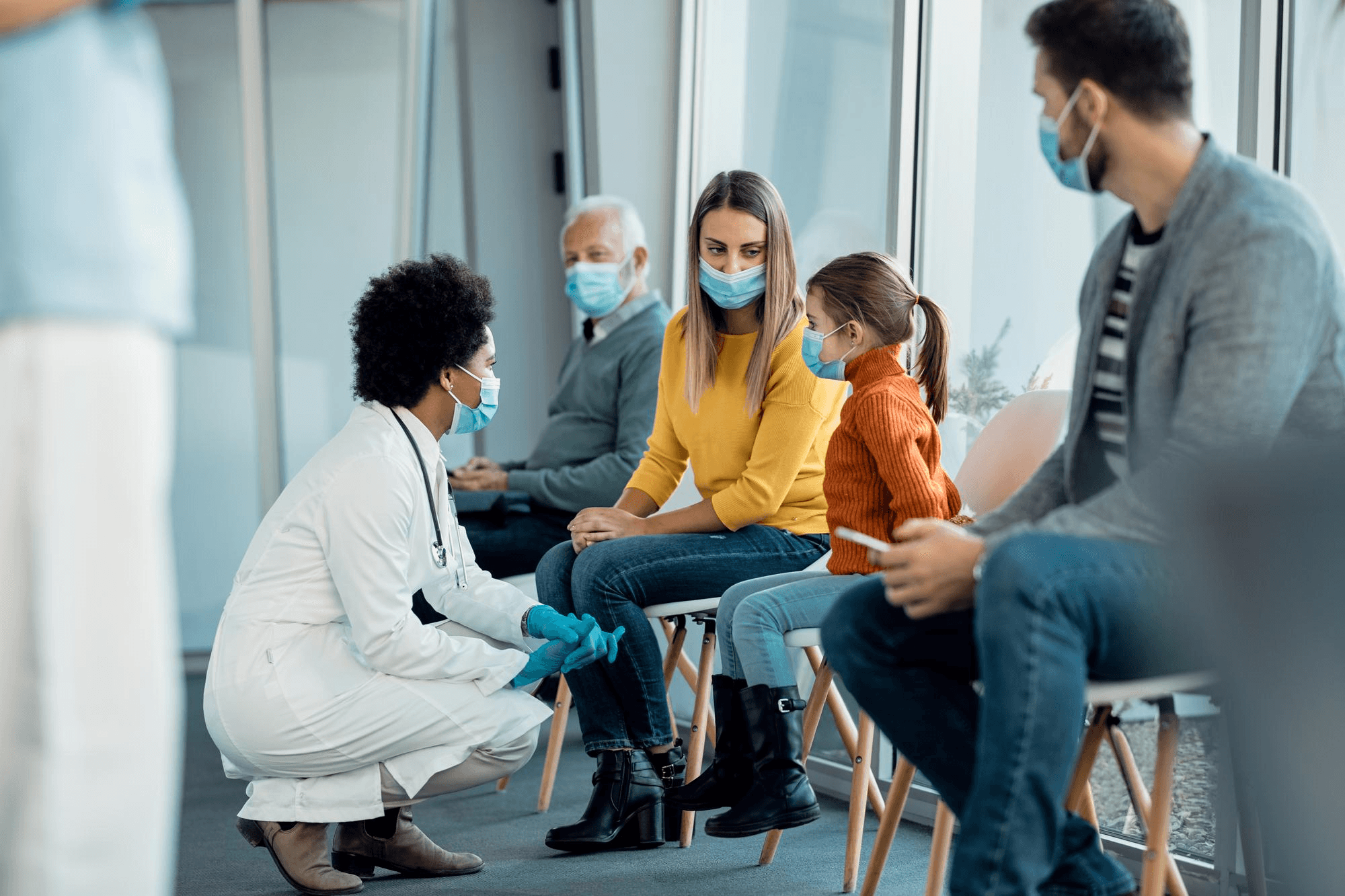 Vitalheart clinician in a screening room